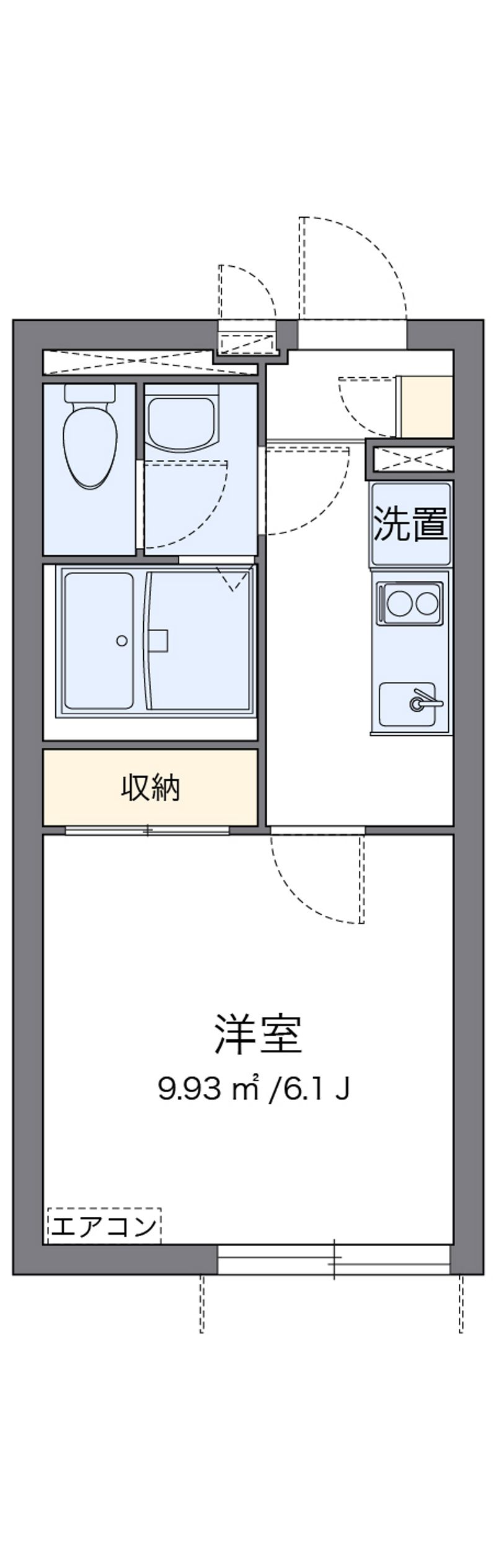 クレイノＺＥＲＯ　２ 間取図