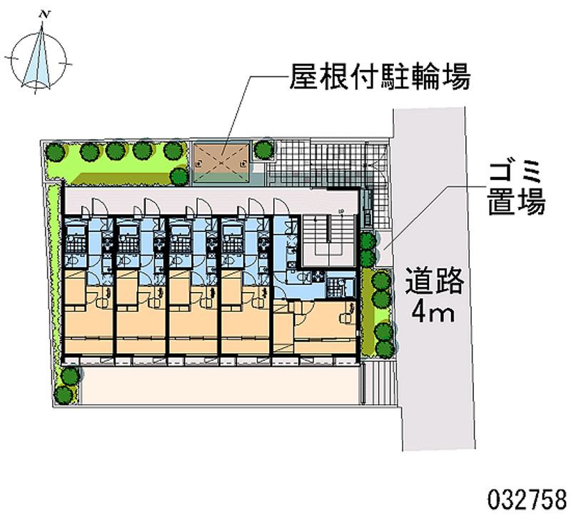 レオパレスＡｎｔＨＩＲＯ 区画図