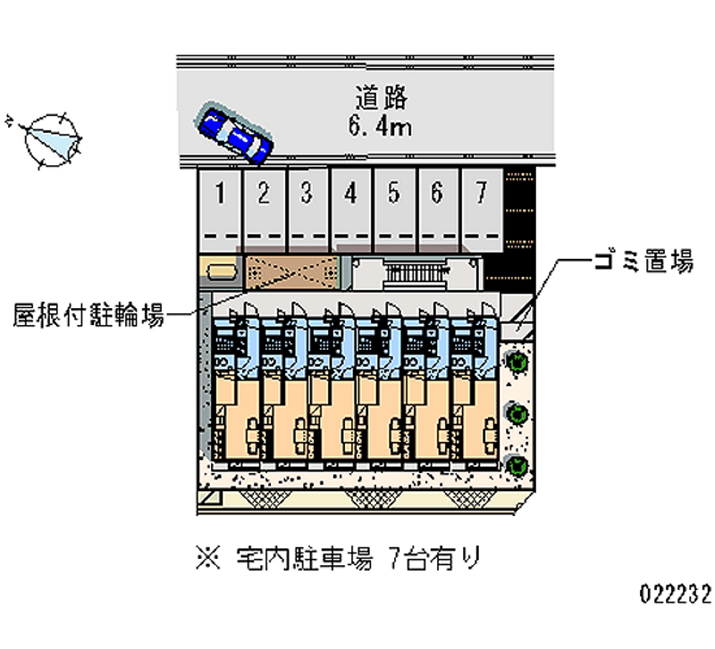 22232月租停车场