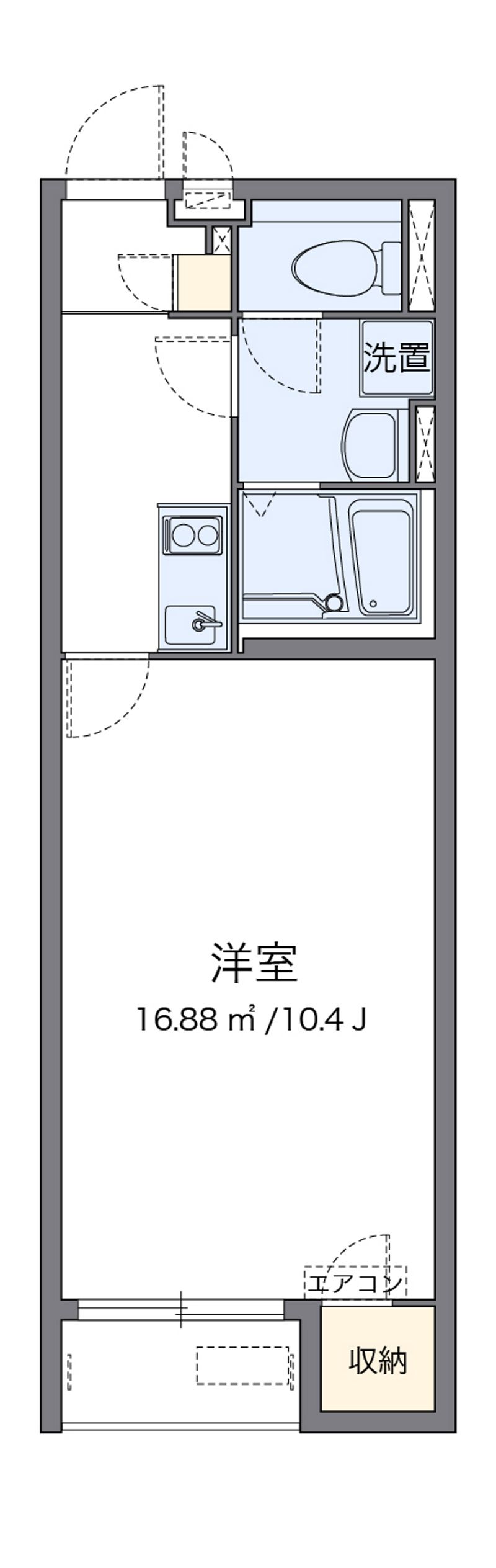 クレイノ木屋 間取図
