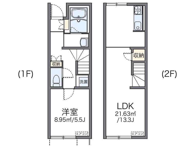 レオネクストヴィナグラート 間取図