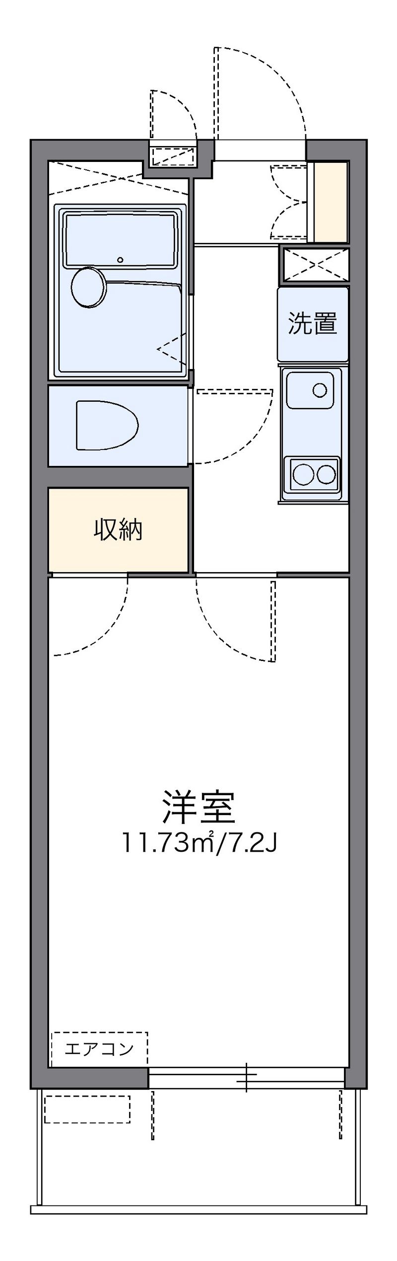 レオパレステルメ 間取図