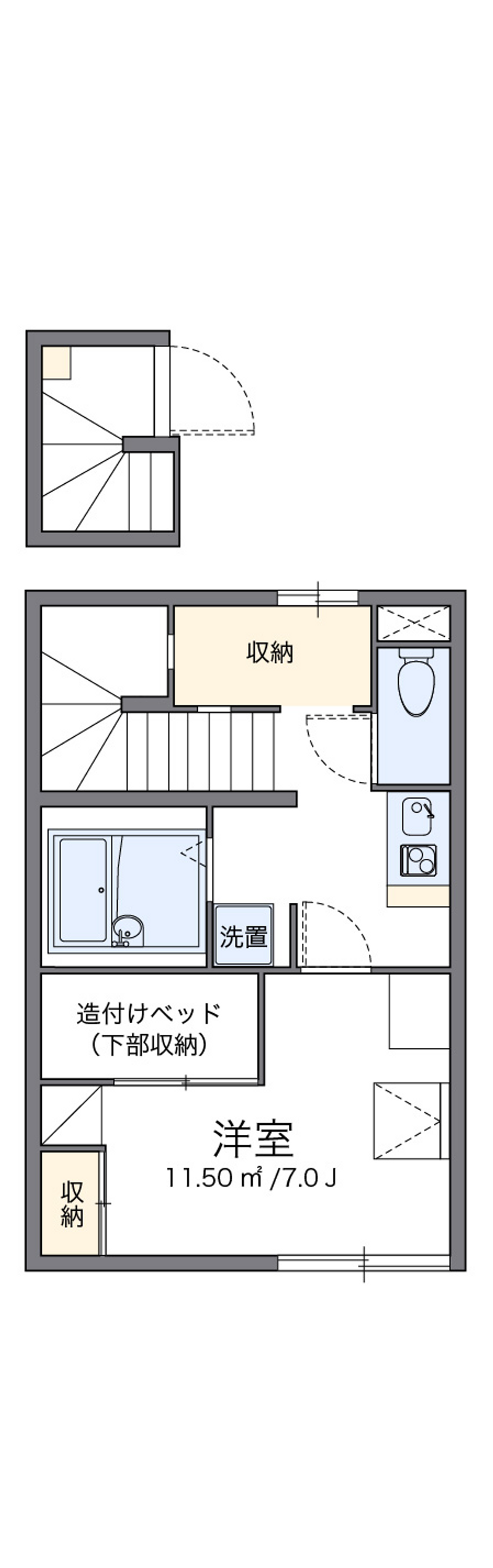 レオパレスミノール 間取り