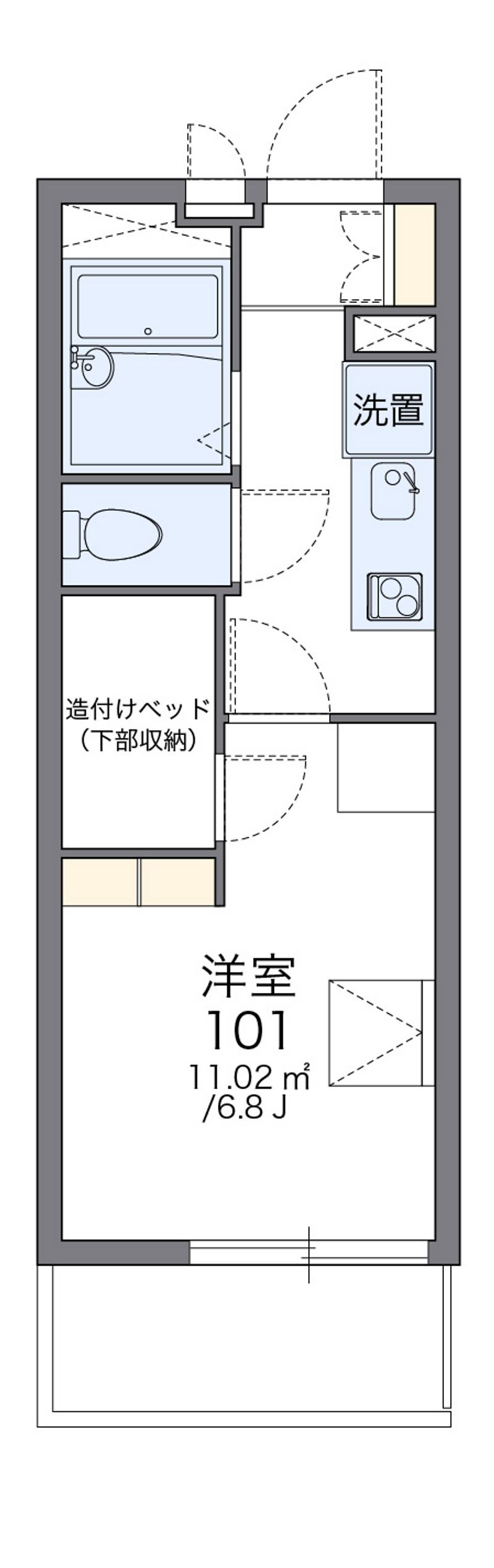 レオパレスＫｏｓｍｏｓ 間取図