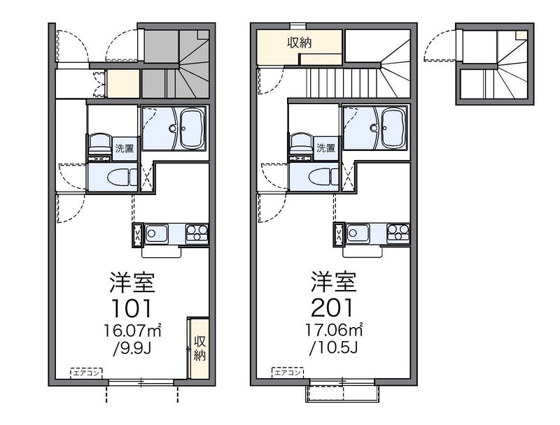 レオネクスト新町 間取図
