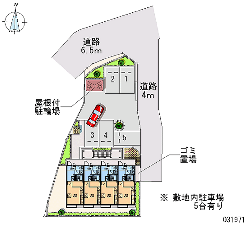 レオパレス柊野 月極駐車場