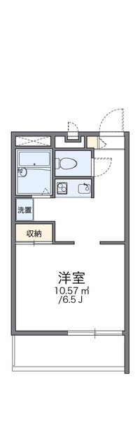 レオパレス豊南 間取り図