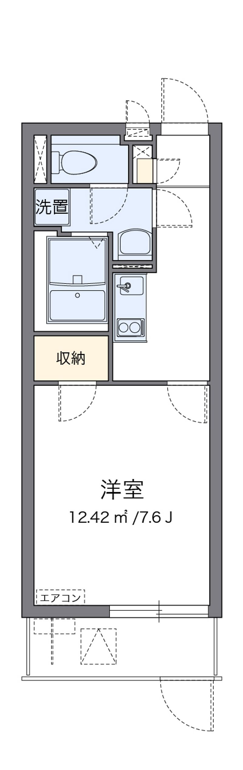 クレイノやまぼうし 間取り