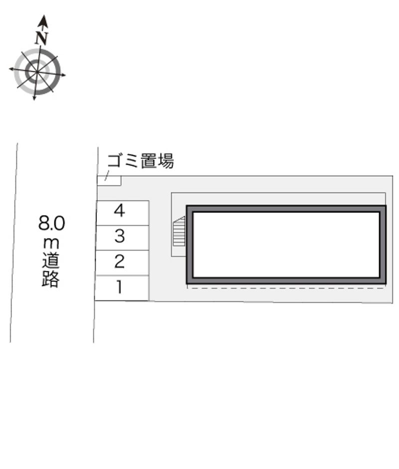 レオパレススマイリー 配置図