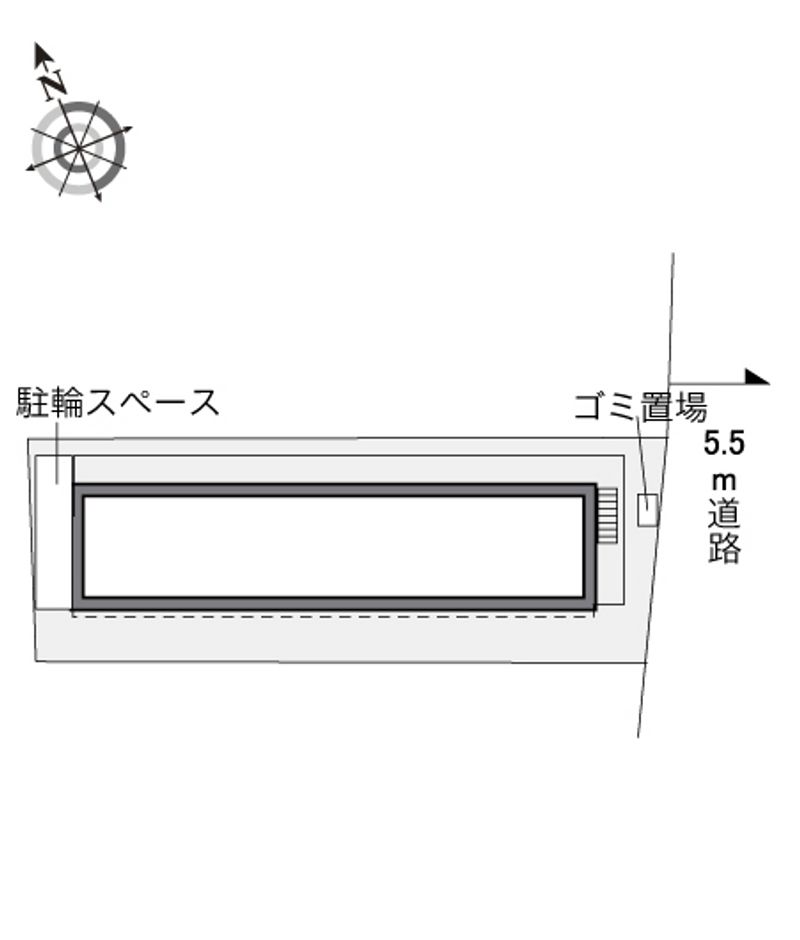 レオパレスリバーパーク 配置図