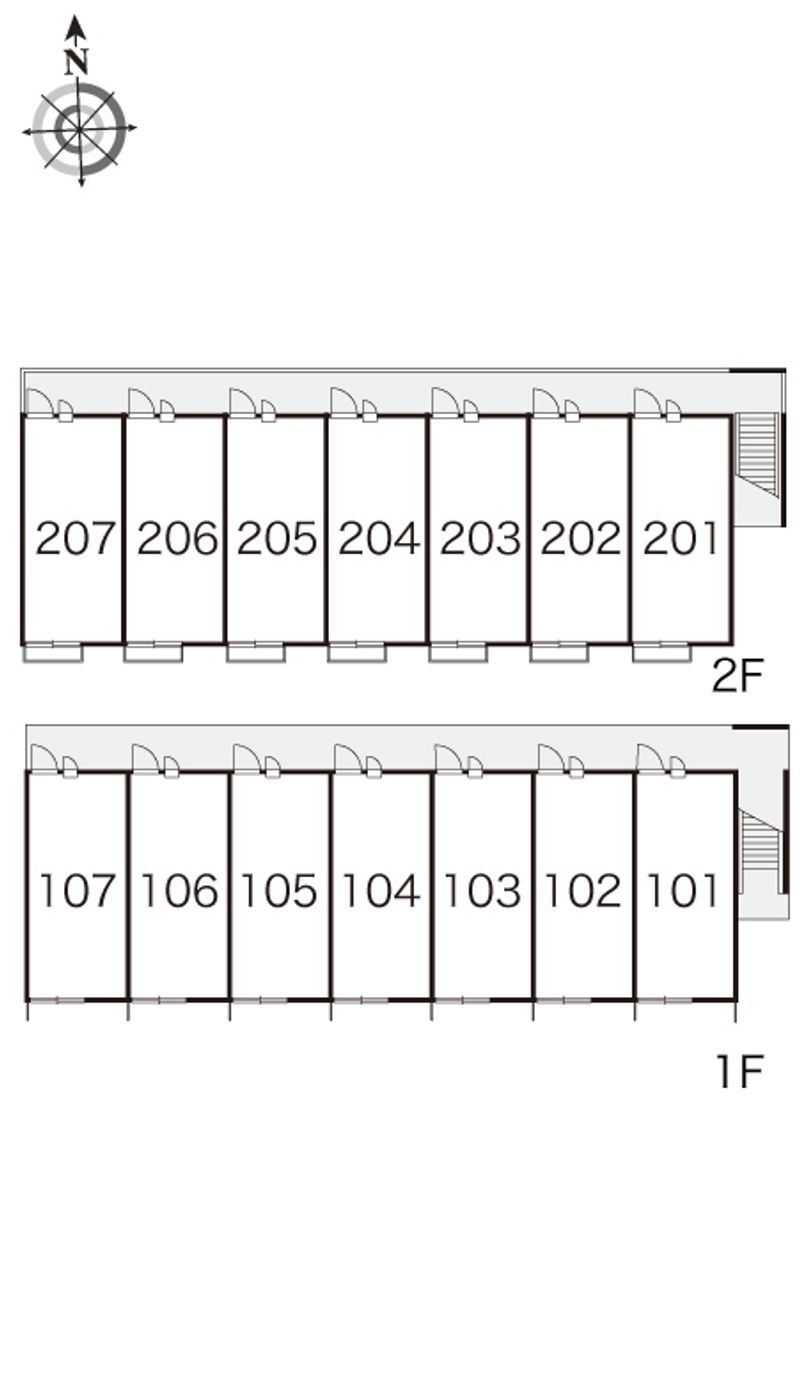 レオパレスＳｕｎｐｌａｃｅ 間取配置図