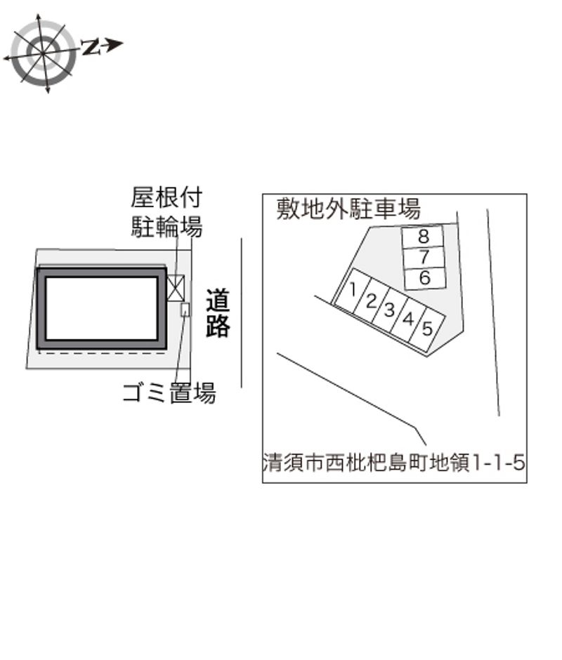 レオパレス地領 配置図