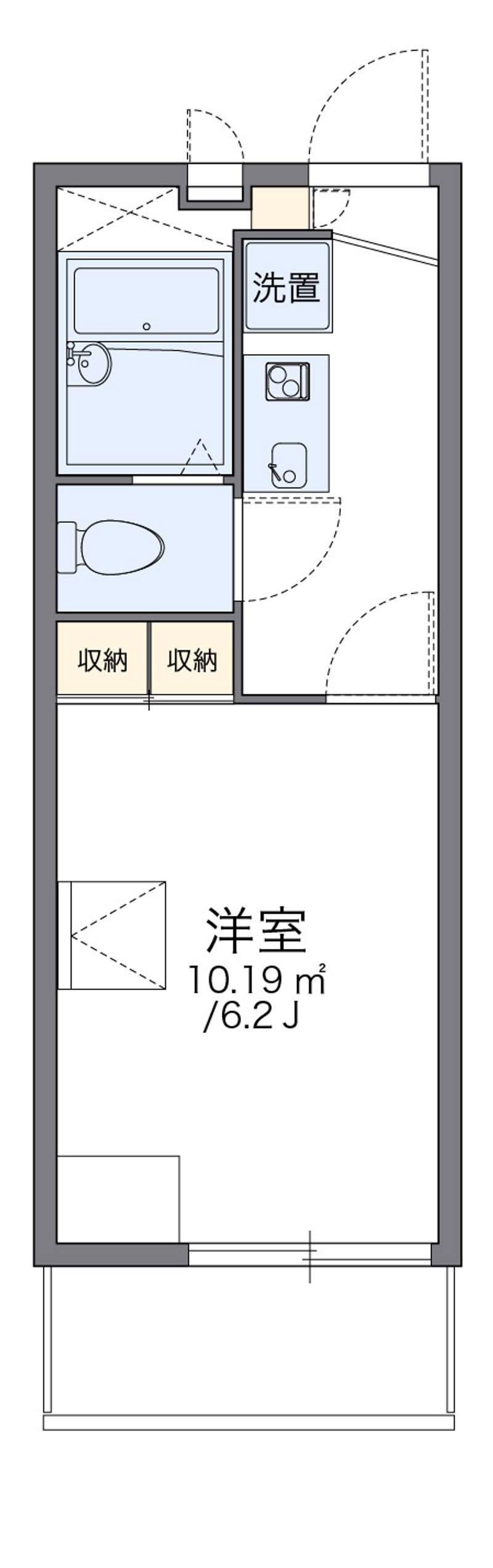 レオパレスラ・テール 間取り