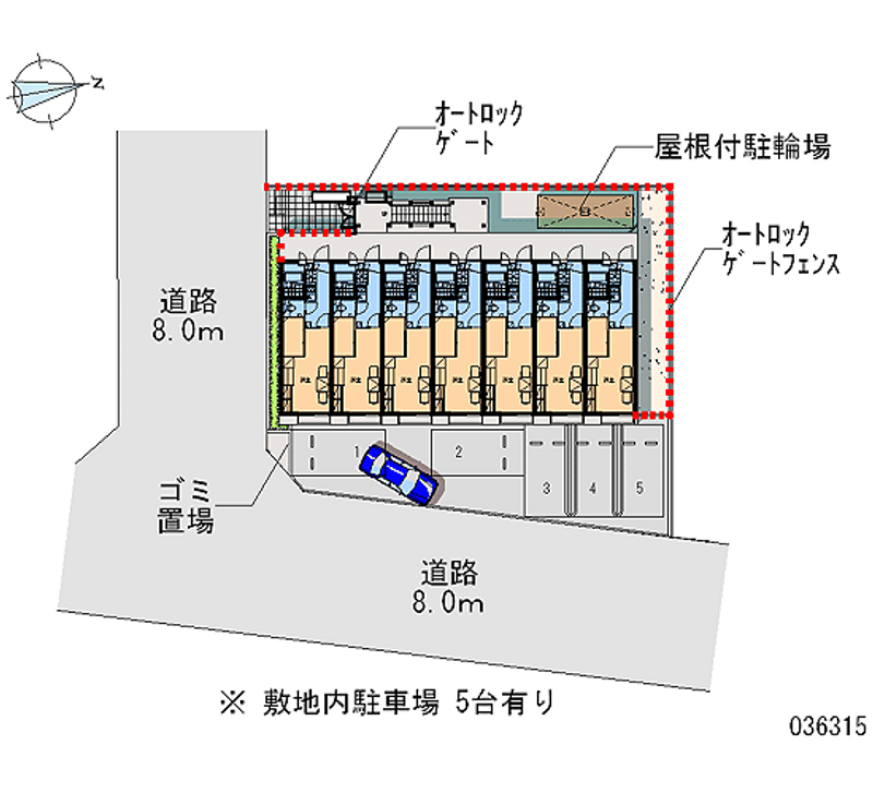 レオパレスＭＡＩＮ 月極駐車場