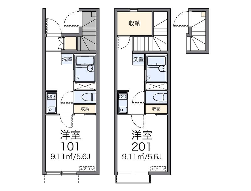 レオネクスト新座ブルー 間取図