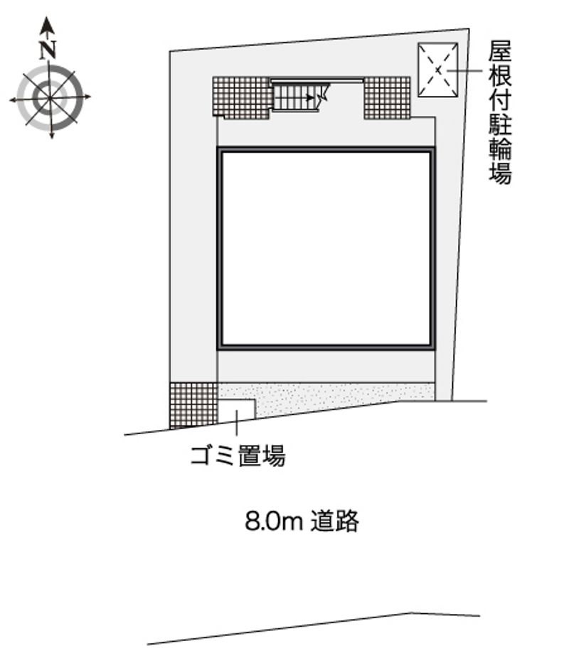 レオパレス名古屋正木 配置図