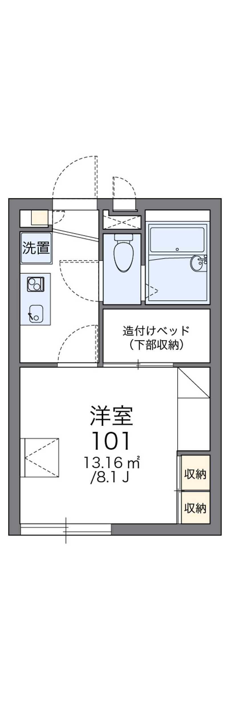 レオパレスＨＩＮＯⅡ 間取図