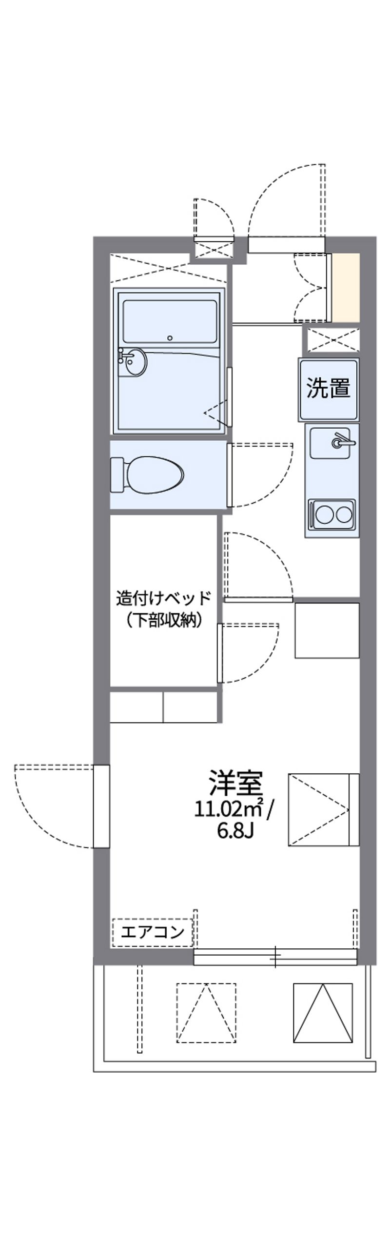 レオパレスｕ　ｋ 間取り