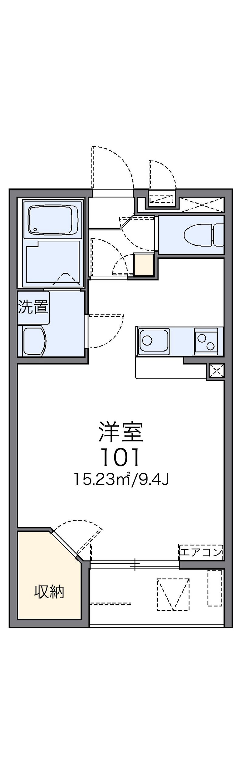 レオネクストミモザ 間取図