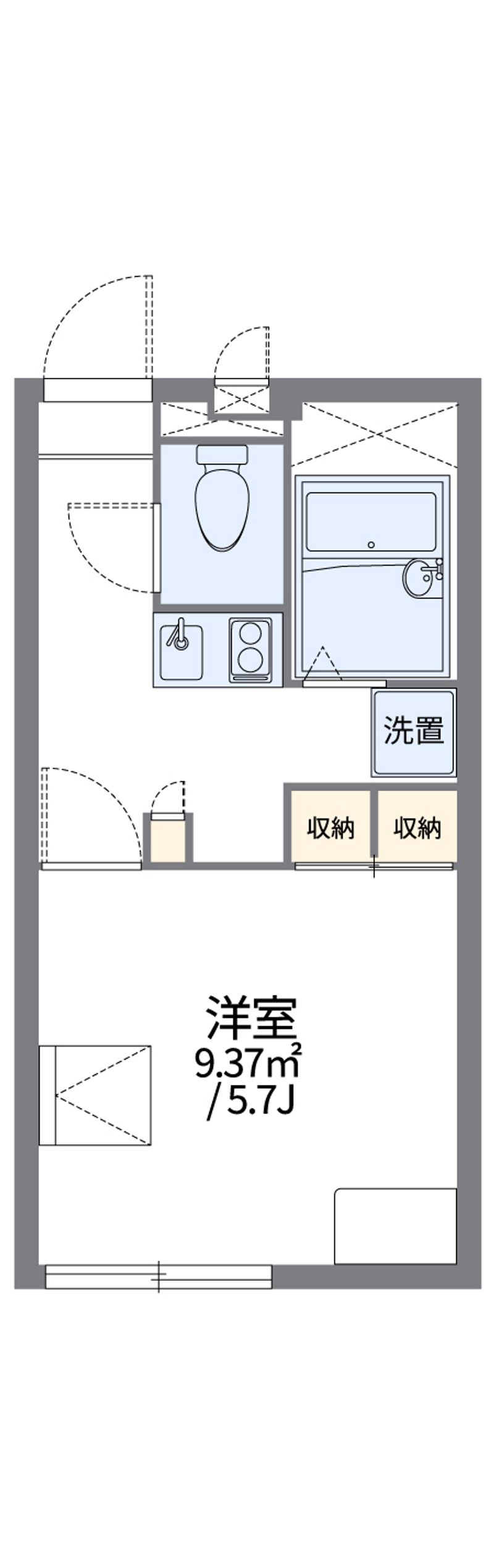レオパレスＲｅｌｉｅｕｒ 間取図