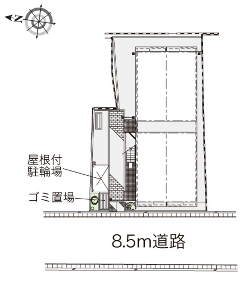 レオパレス飯塚２ 配置図