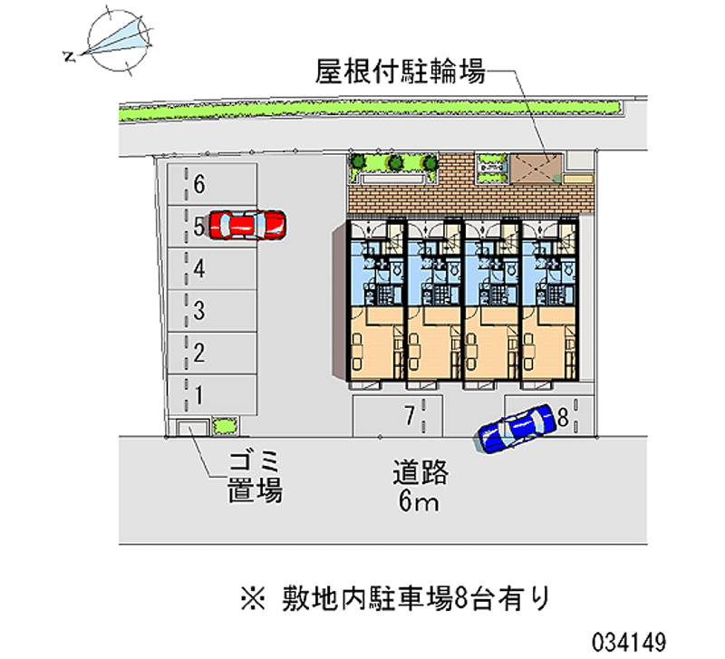 レオパレスドエール３５ 月極駐車場