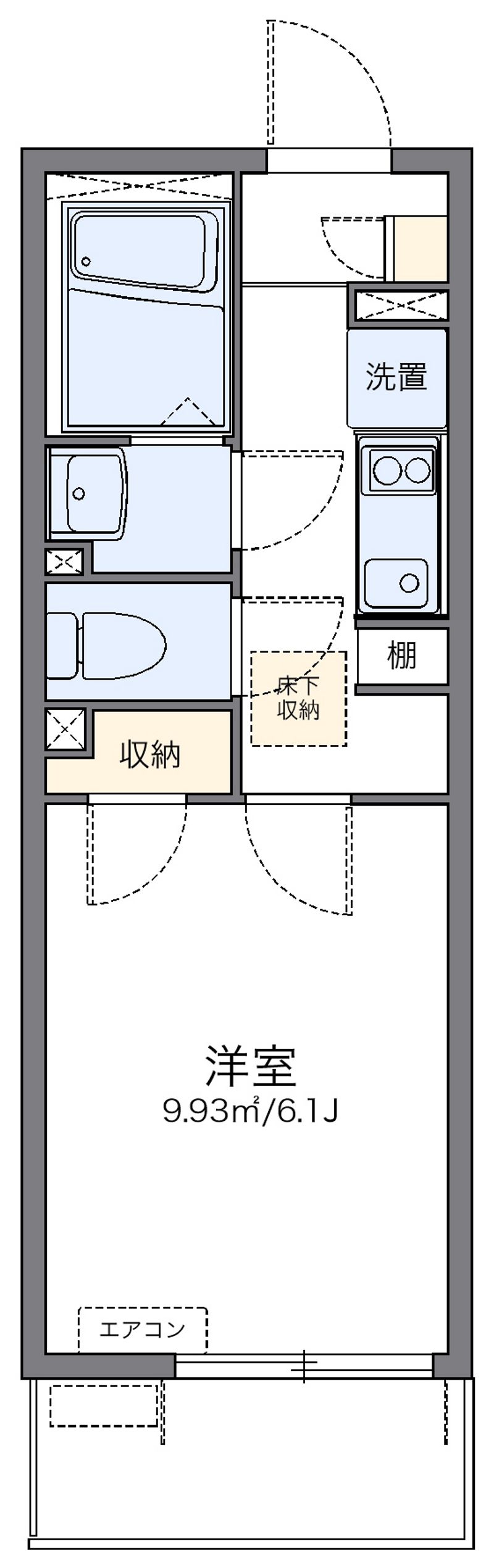 レオネクストライフワン長筬 間取図