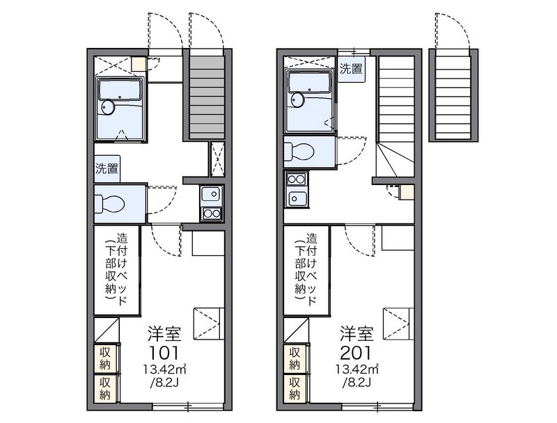 レオパレスペニンシュラＴ 間取図