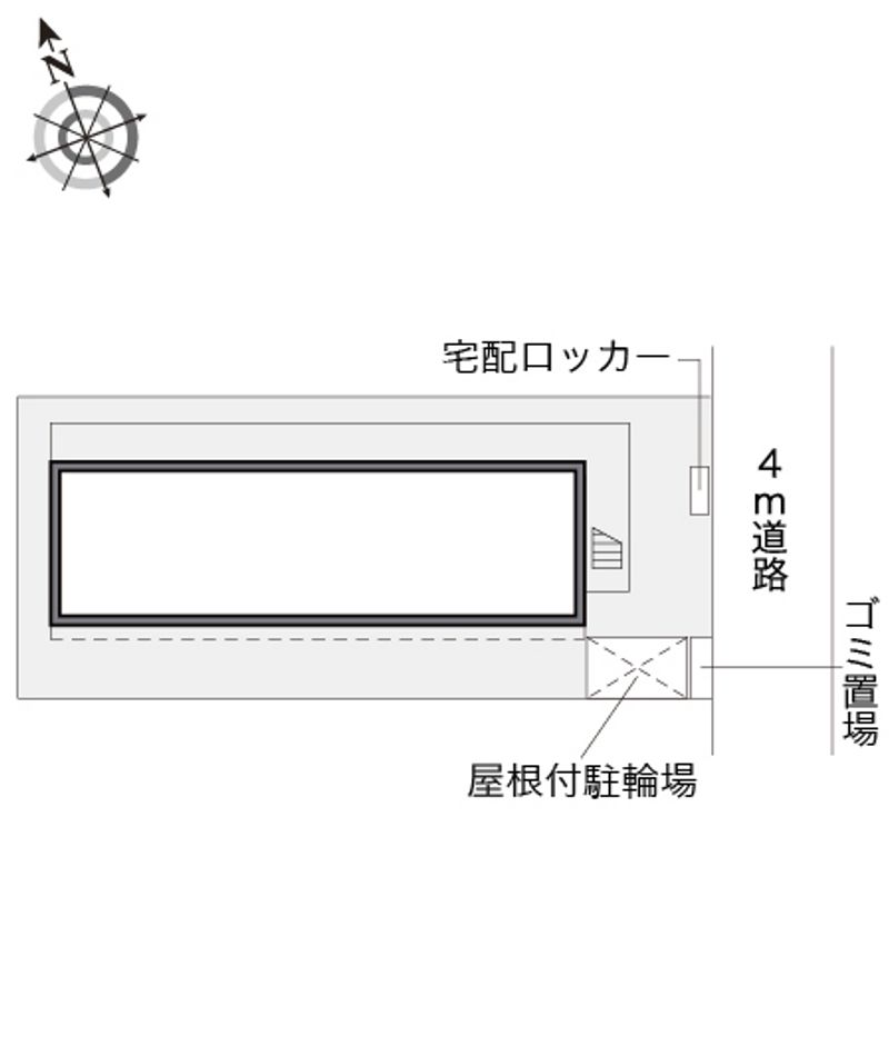 レオパレスドムス常盤台 配置図