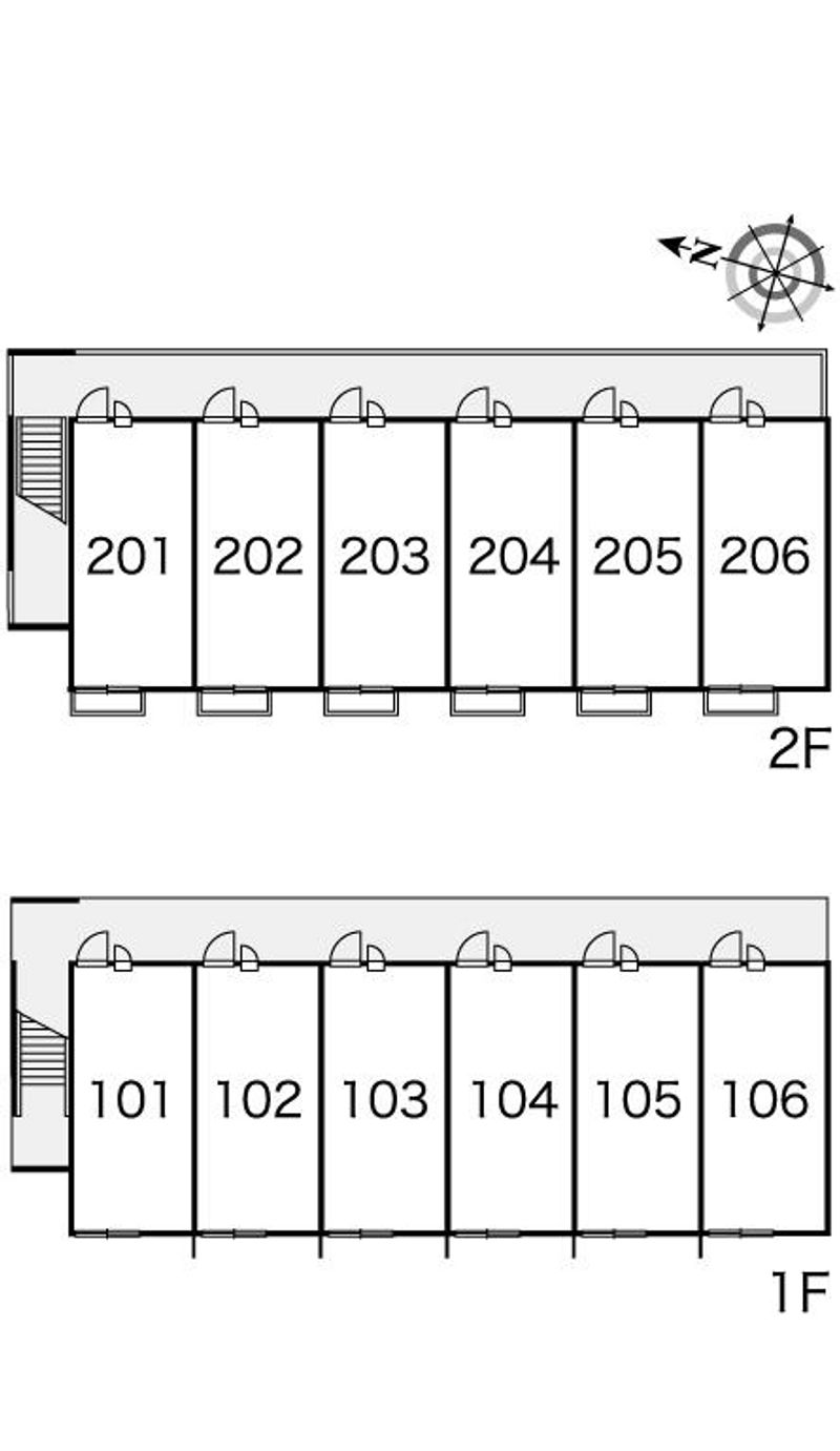 レオパレスＺＡＯ 間取配置図