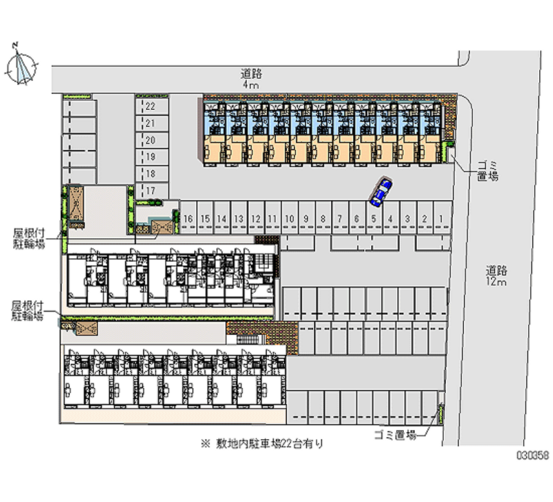 30358 Monthly parking lot