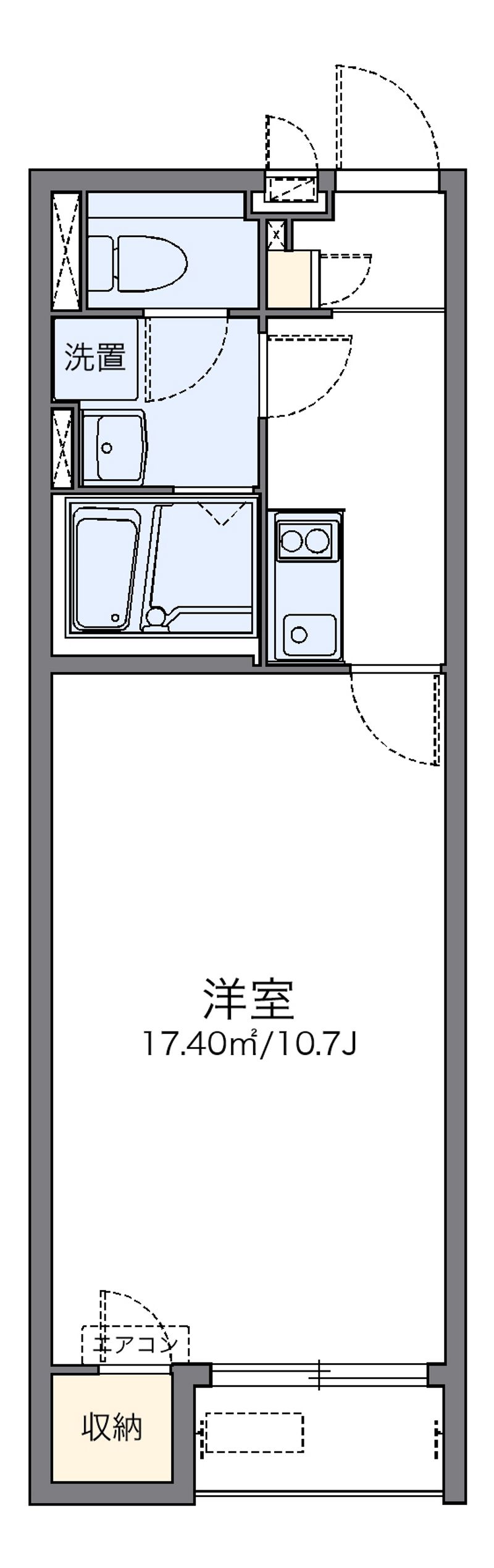 レオネクストロウェナ 間取図