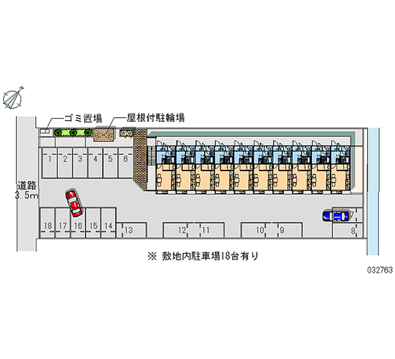 32763月租停車場