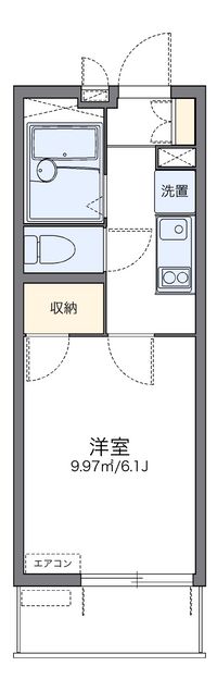 レオパレス南金田 間取り図