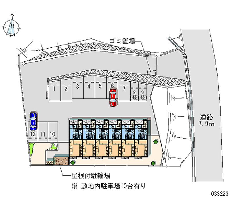 33223 Monthly parking lot