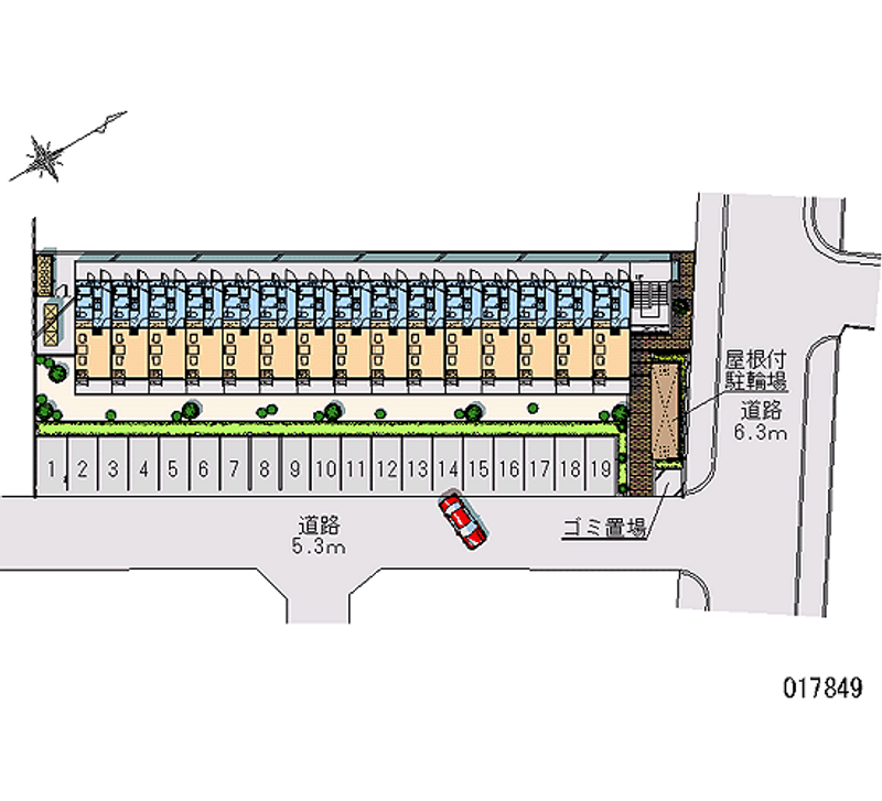 17849 Monthly parking lot