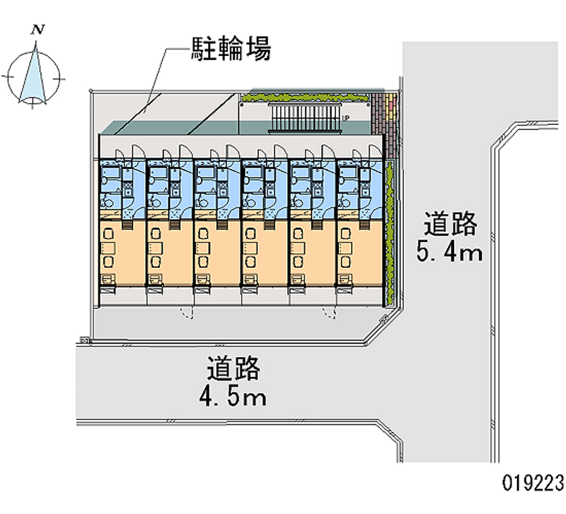 レオパレスコスモスⅠ 区画図