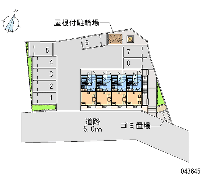 レオパレス萬貮番館 月極駐車場