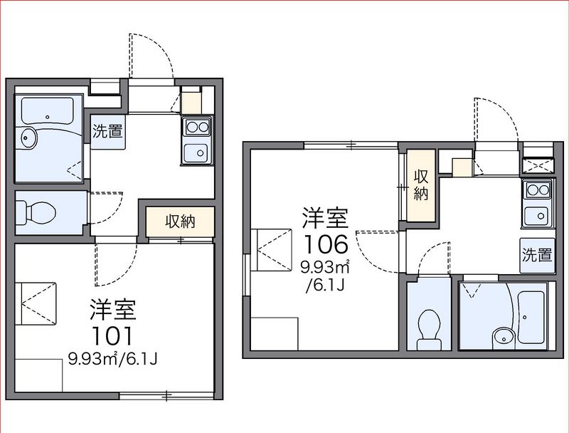 レオパレス豊 間取図