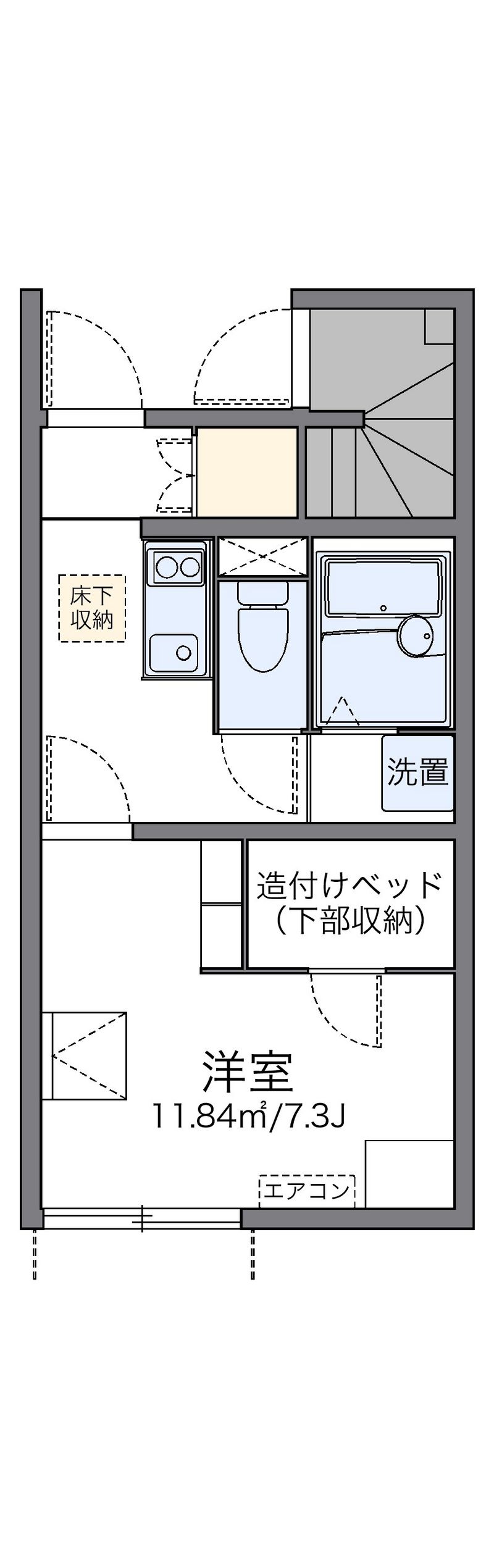 レオネクストコメ吉　ＰａｒｔⅠ 間取図