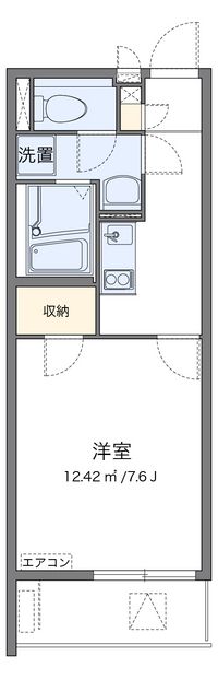クレイノヒカリ　レジデンス 間取り図