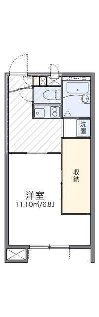 レオパレス渓−せせらぎ− 間取り図