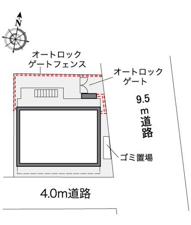 レオパレスカムラーク 配置図