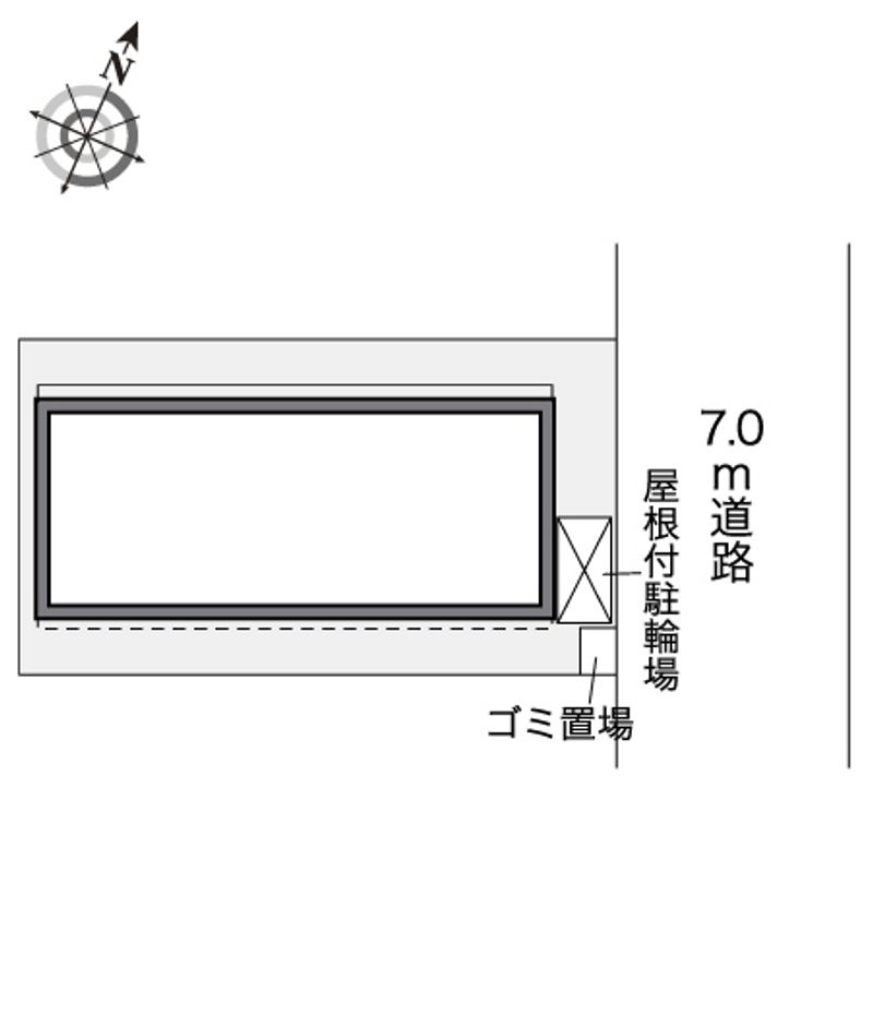 レオパレスムーンジャスティス 配置図