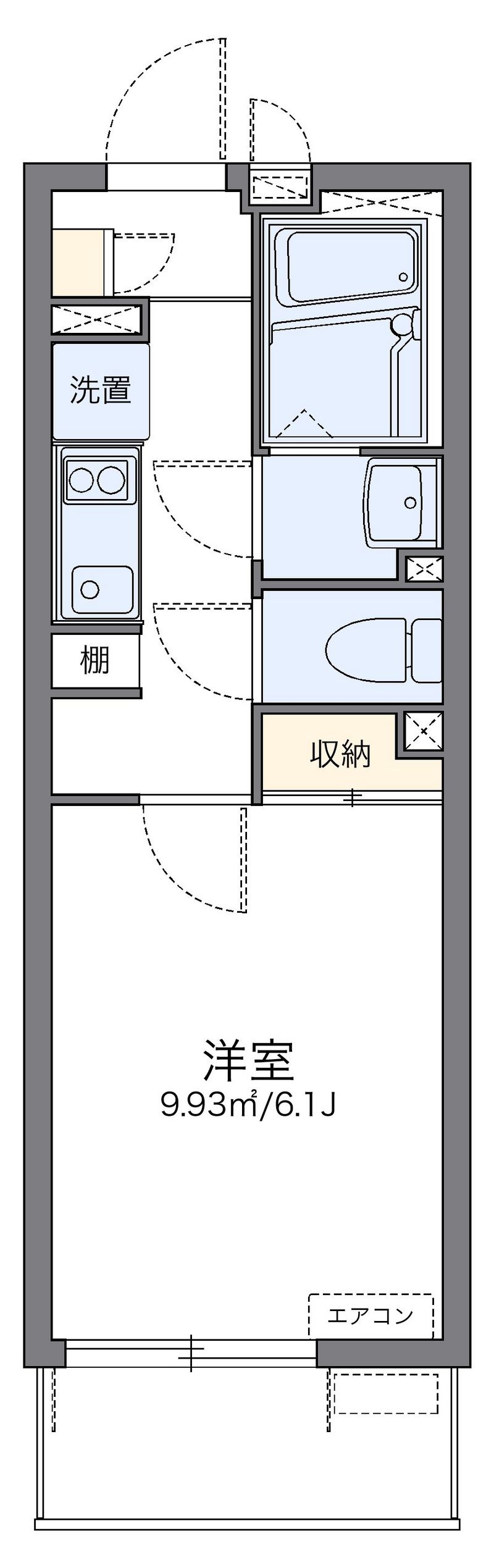 レオネクストグランピア根岸 間取図