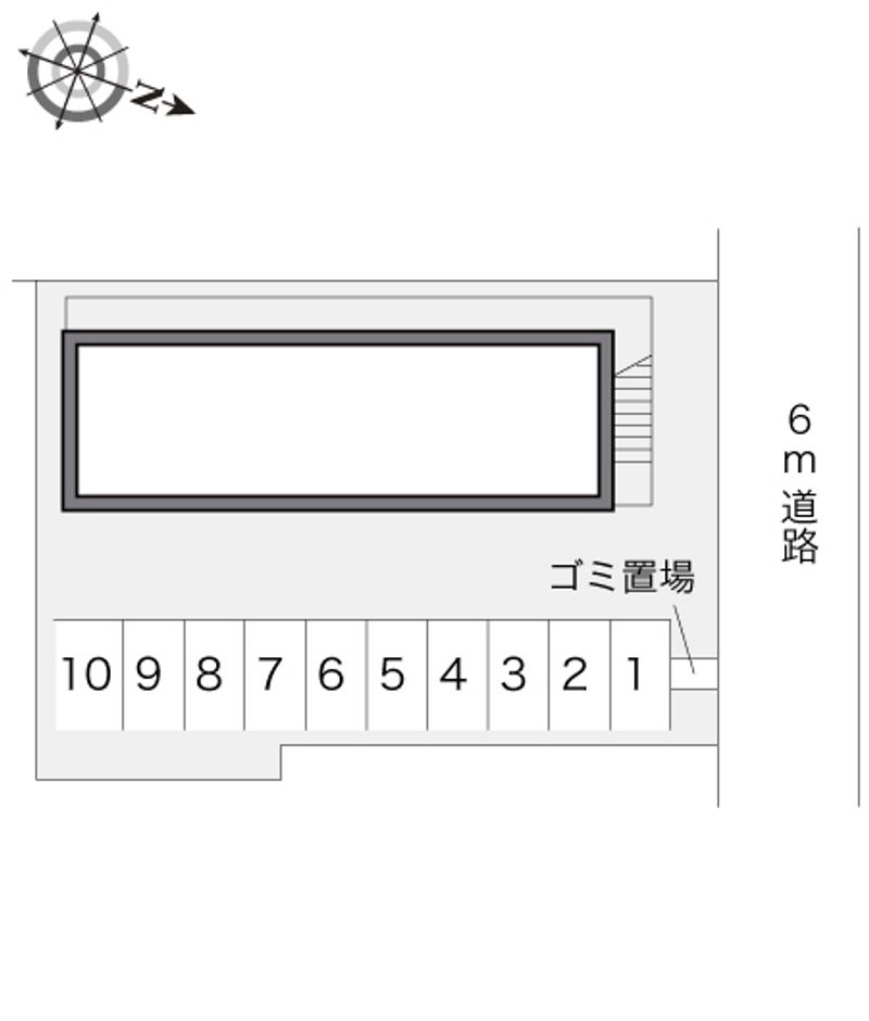 レオパレスリベール 配置図