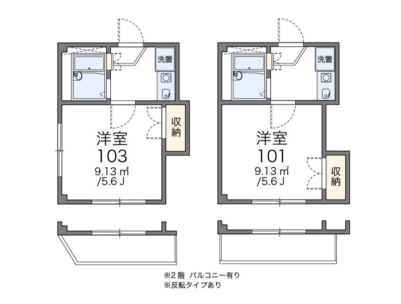 レオパレス光善寺第２ 間取図