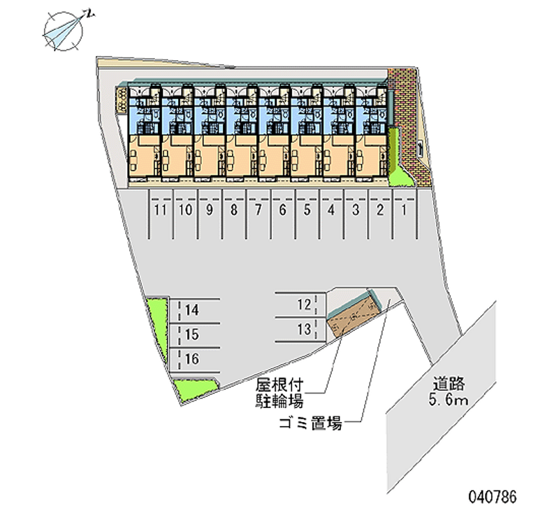 レオパレス泉 月極駐車場