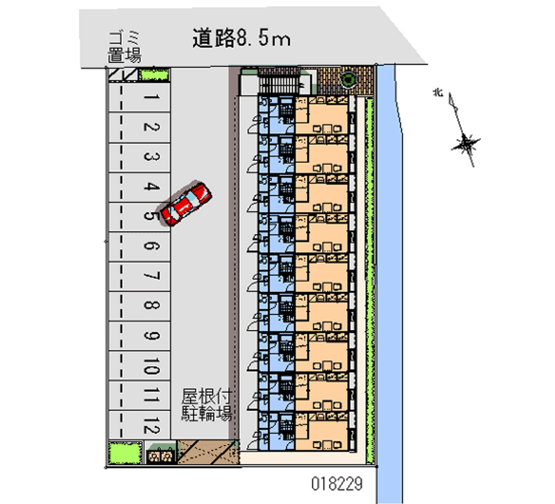 18229 Monthly parking lot