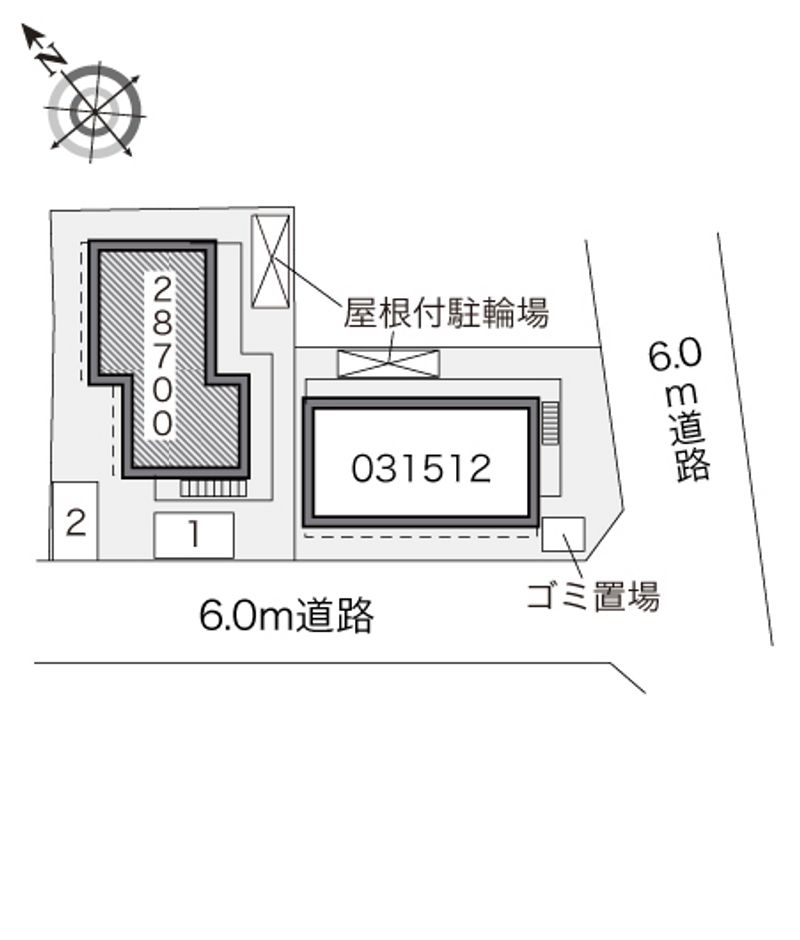 レオパレスＳＵＺＵＫＩ 配置図